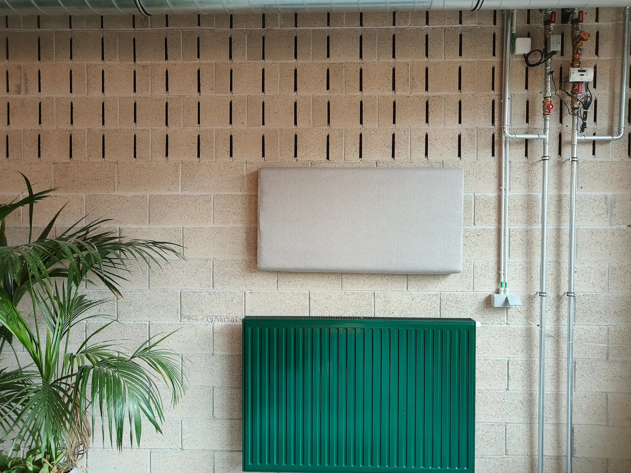 Solid panel installation example 2