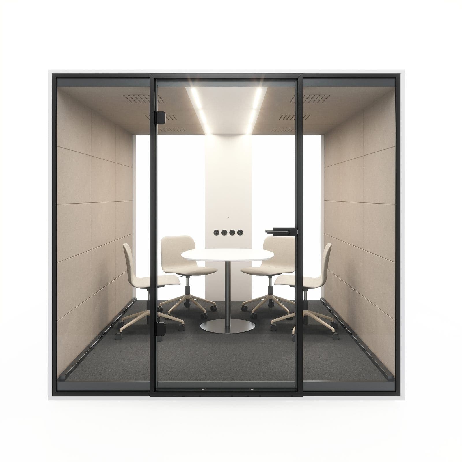 When a booth needs to be a room.