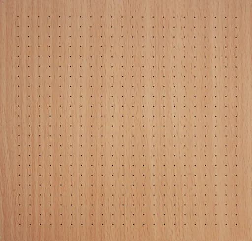 rWood - Micro panel close-up showing invisible perforations